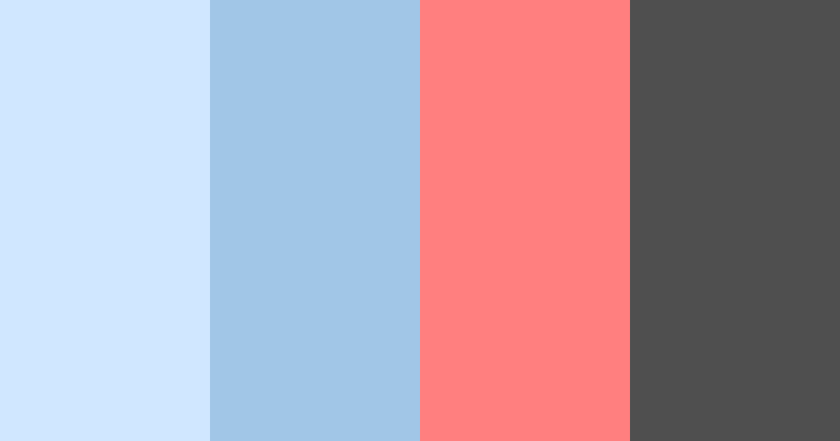 Download blue and red harmony color palette PNG image (landscape)