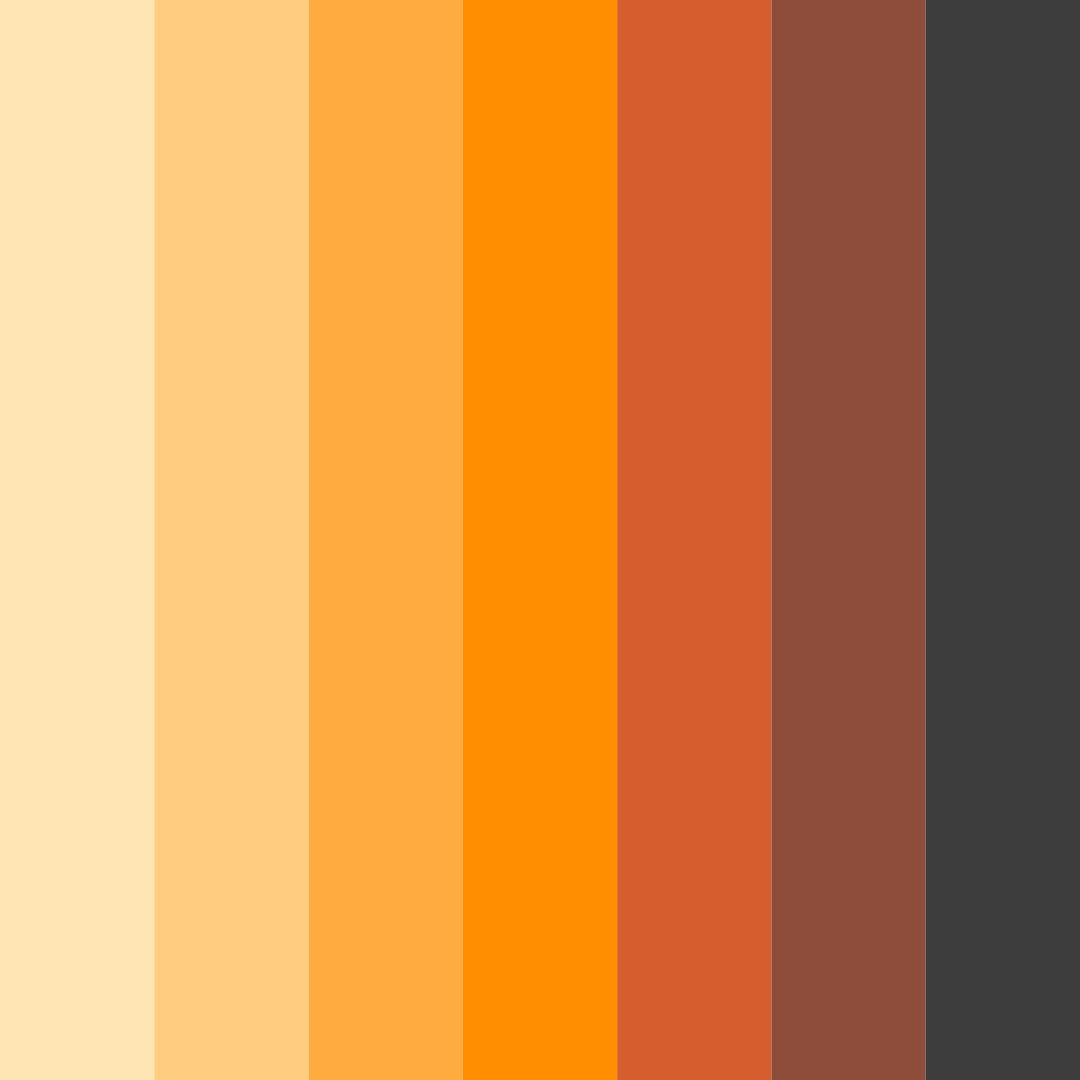 Download autumn ember voyage color palette PNG image (square)