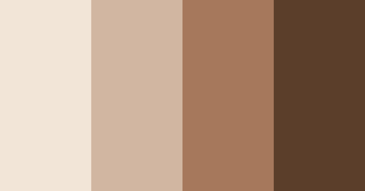 Download brown wood color palette PNG image (landscape)