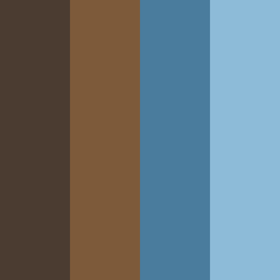 Download sapphire sultry color palette PNG image (square)