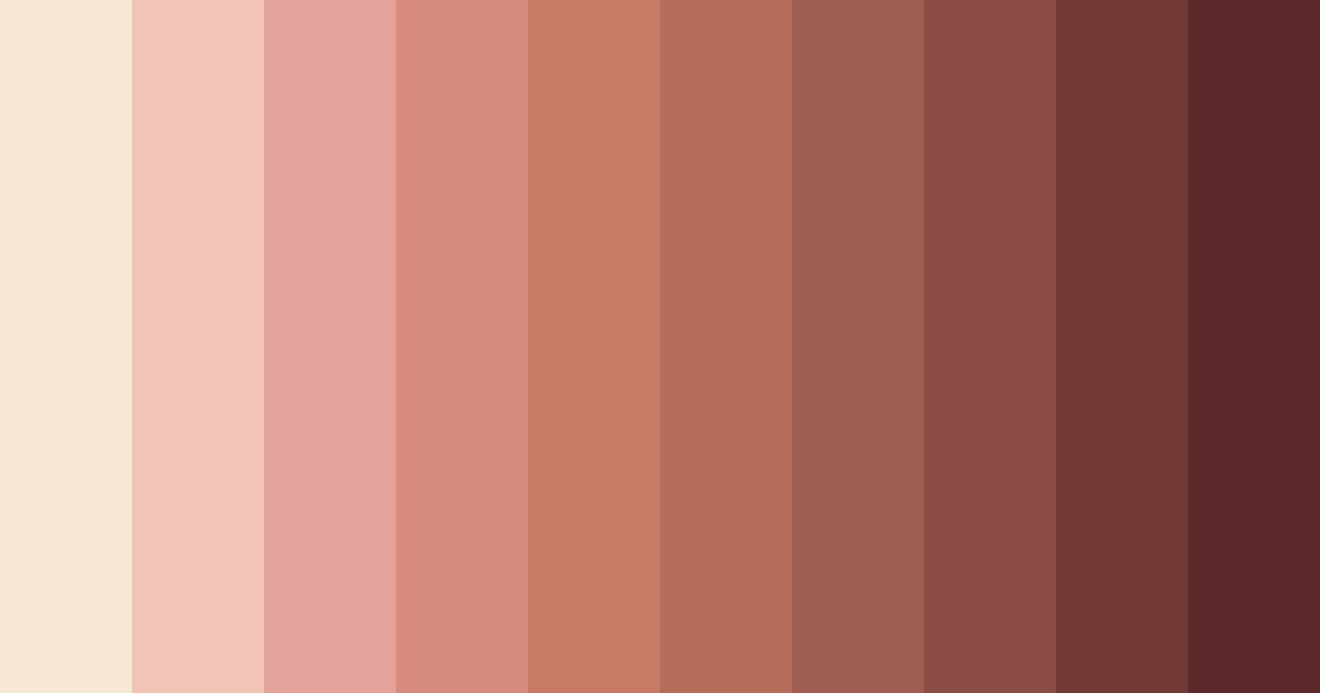 Download warm pink color palette PNG image (landscape)