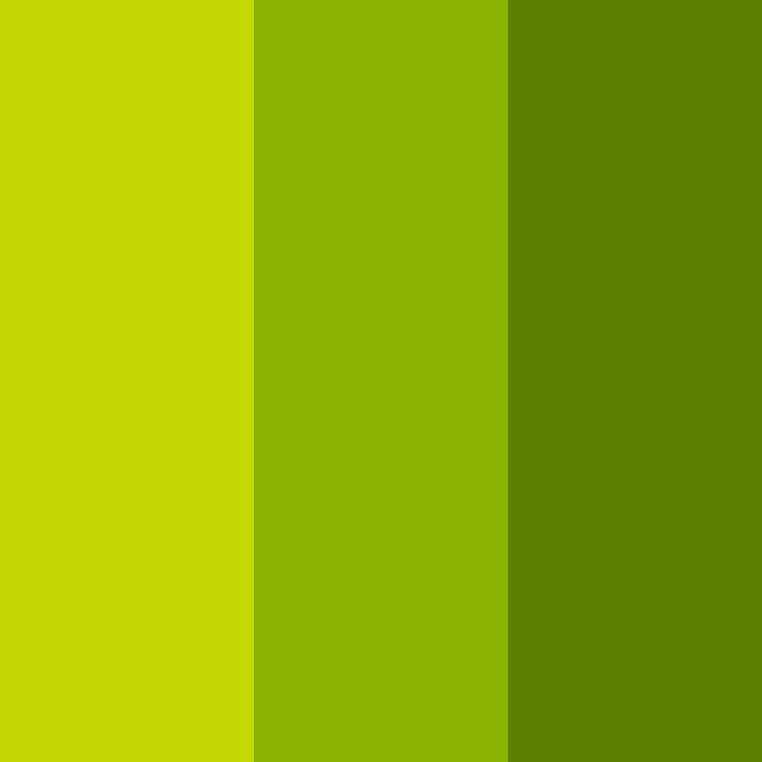 Download shades of green color palette PNG image (square)