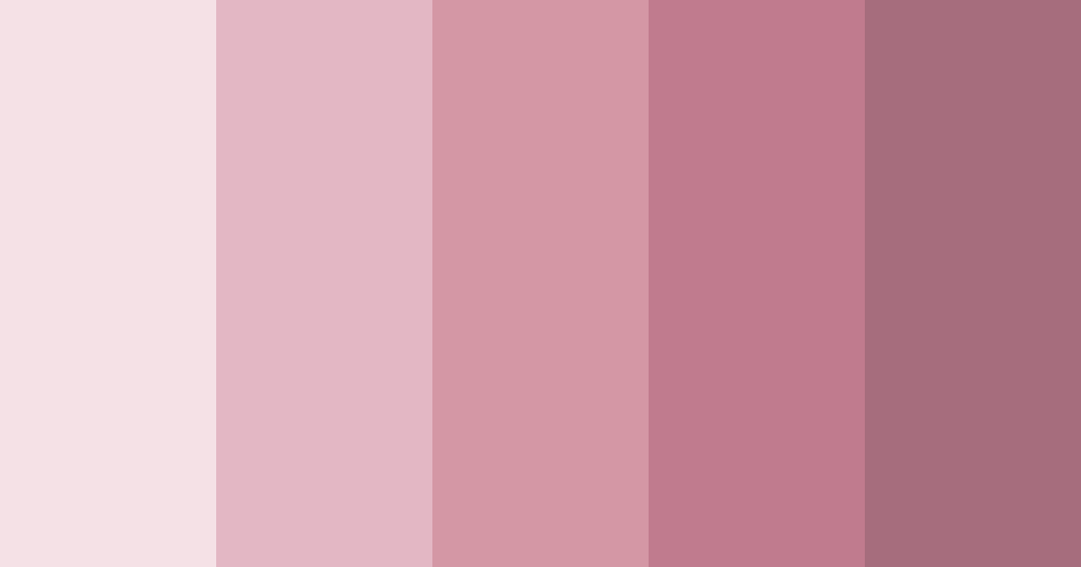 Download blushing petals color palette PNG image (landscape)