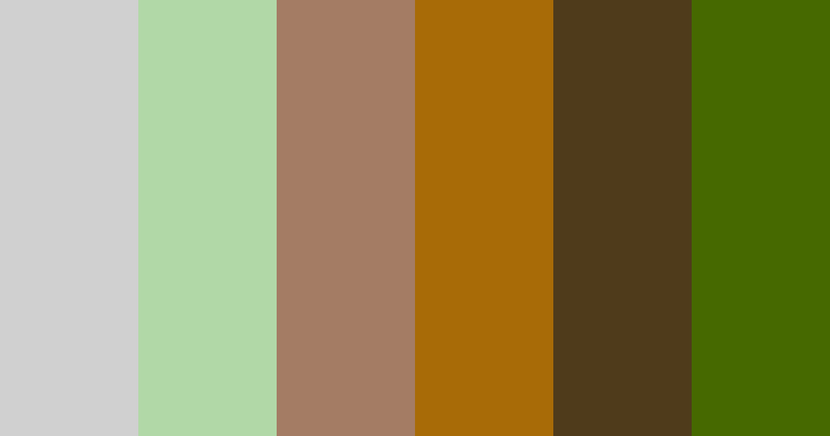 Download whispering forest color palette PNG image (landscape)