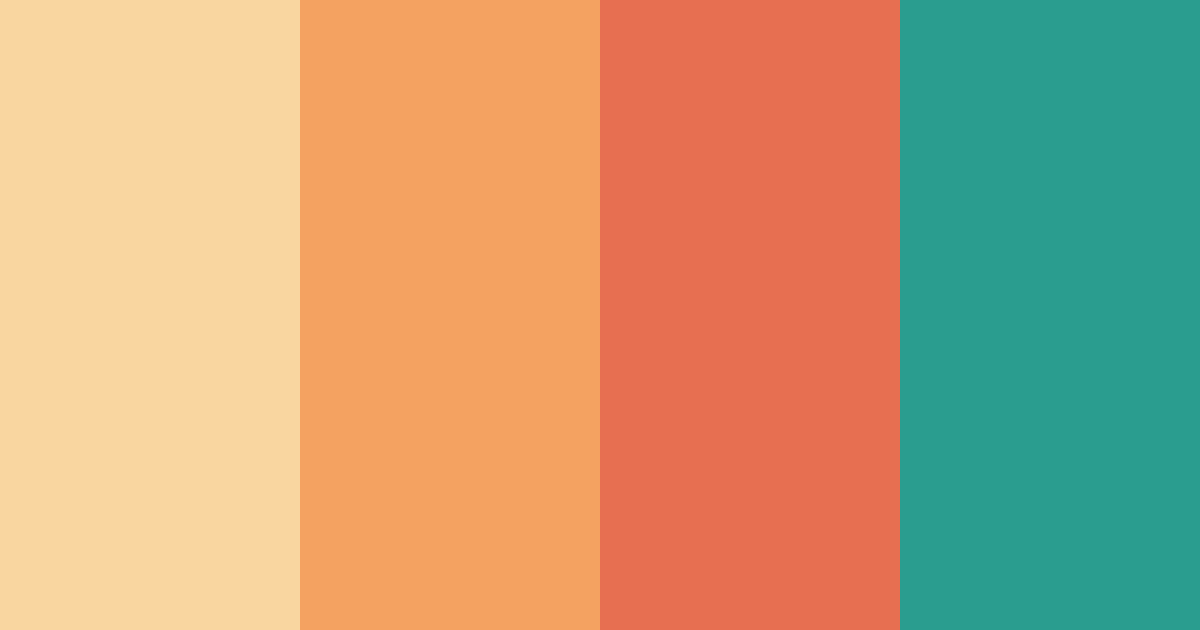 Download orange beach color palette PNG image (landscape)