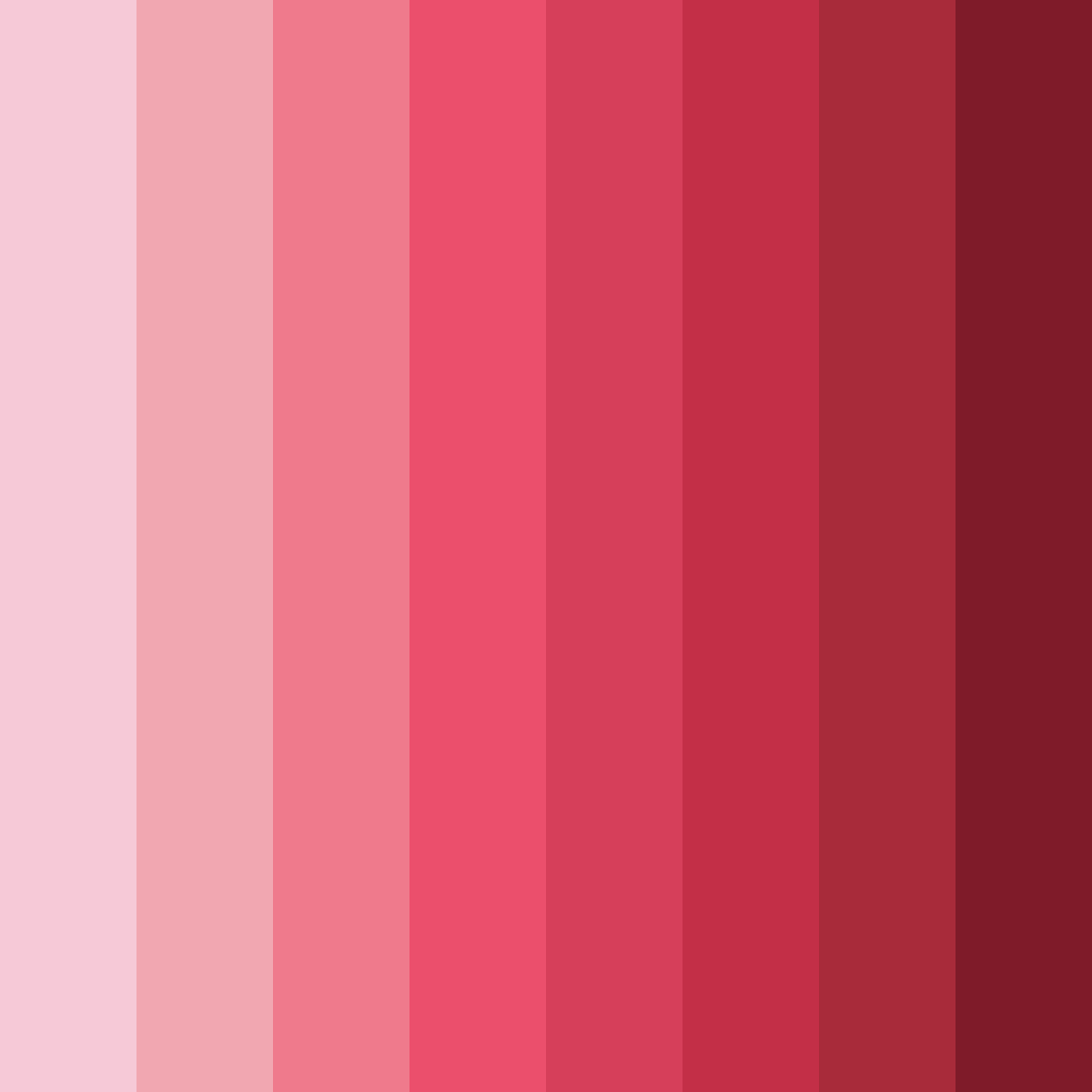 Download strawberry red color palette PNG image (square)