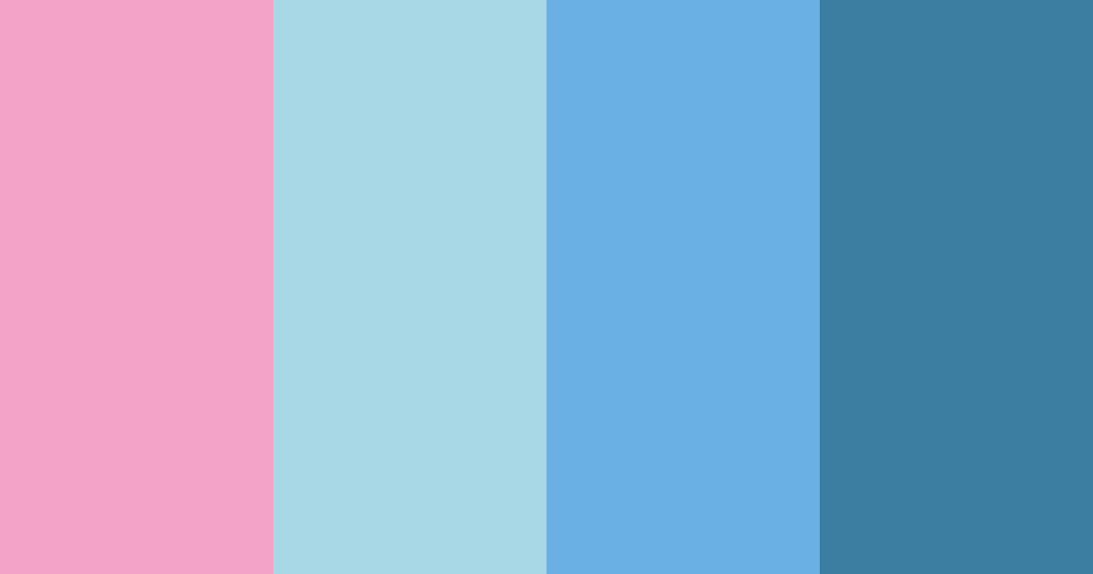 Download blue and pink dream color palette PNG image (landscape)