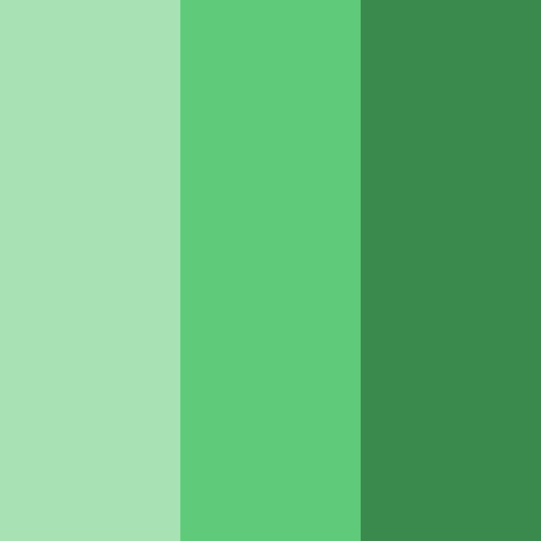 Download emerald oasis color palette PNG image (square)