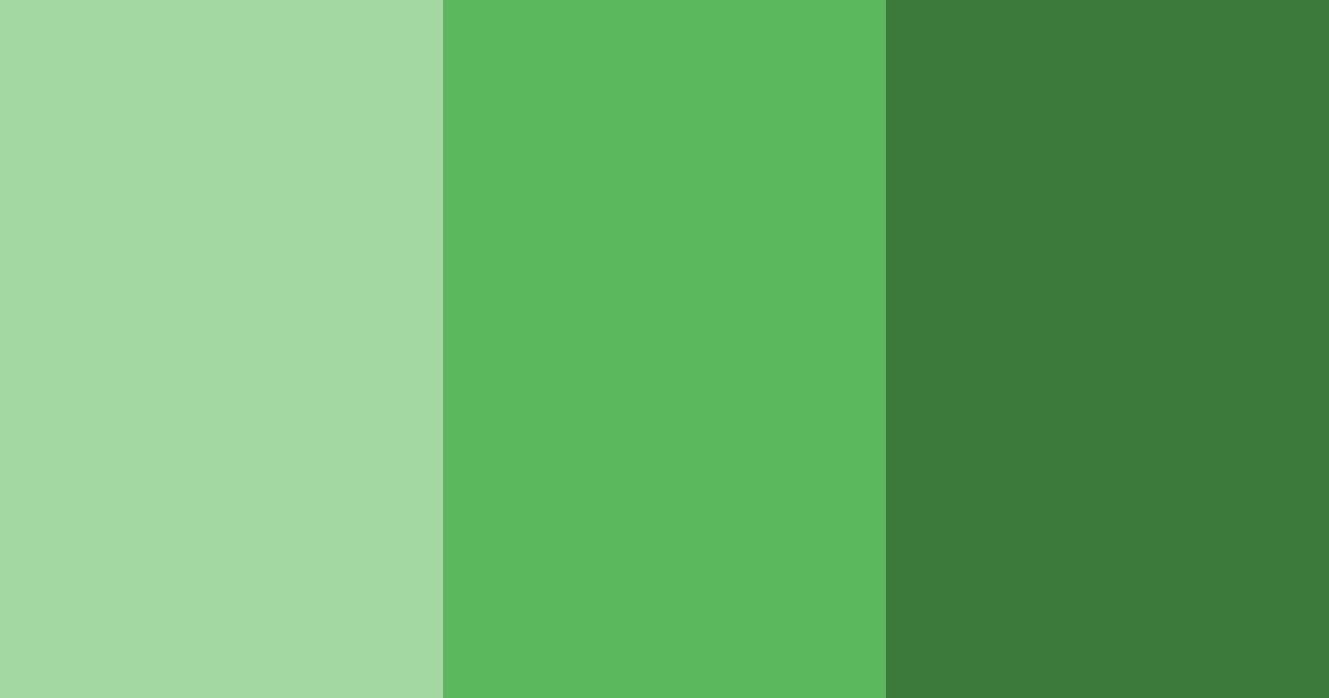 Download verdant vitality color palette PNG image (landscape)