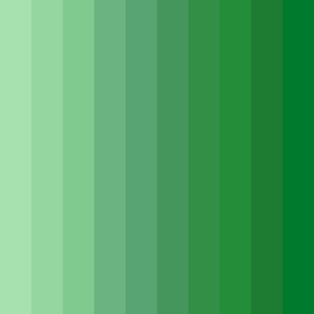 Download emerald oasis color palette PNG image (square)