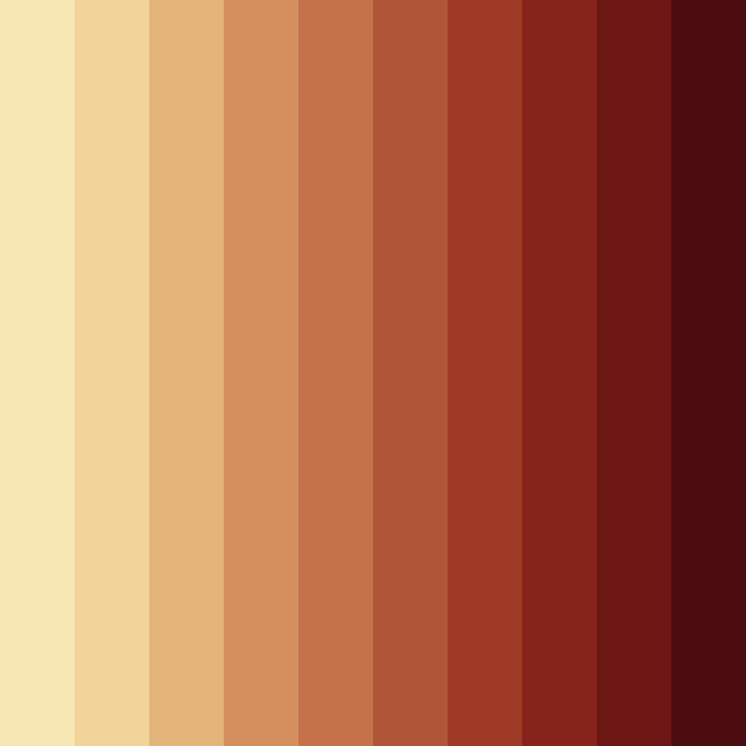 Download autumn ember color palette PNG image (square)