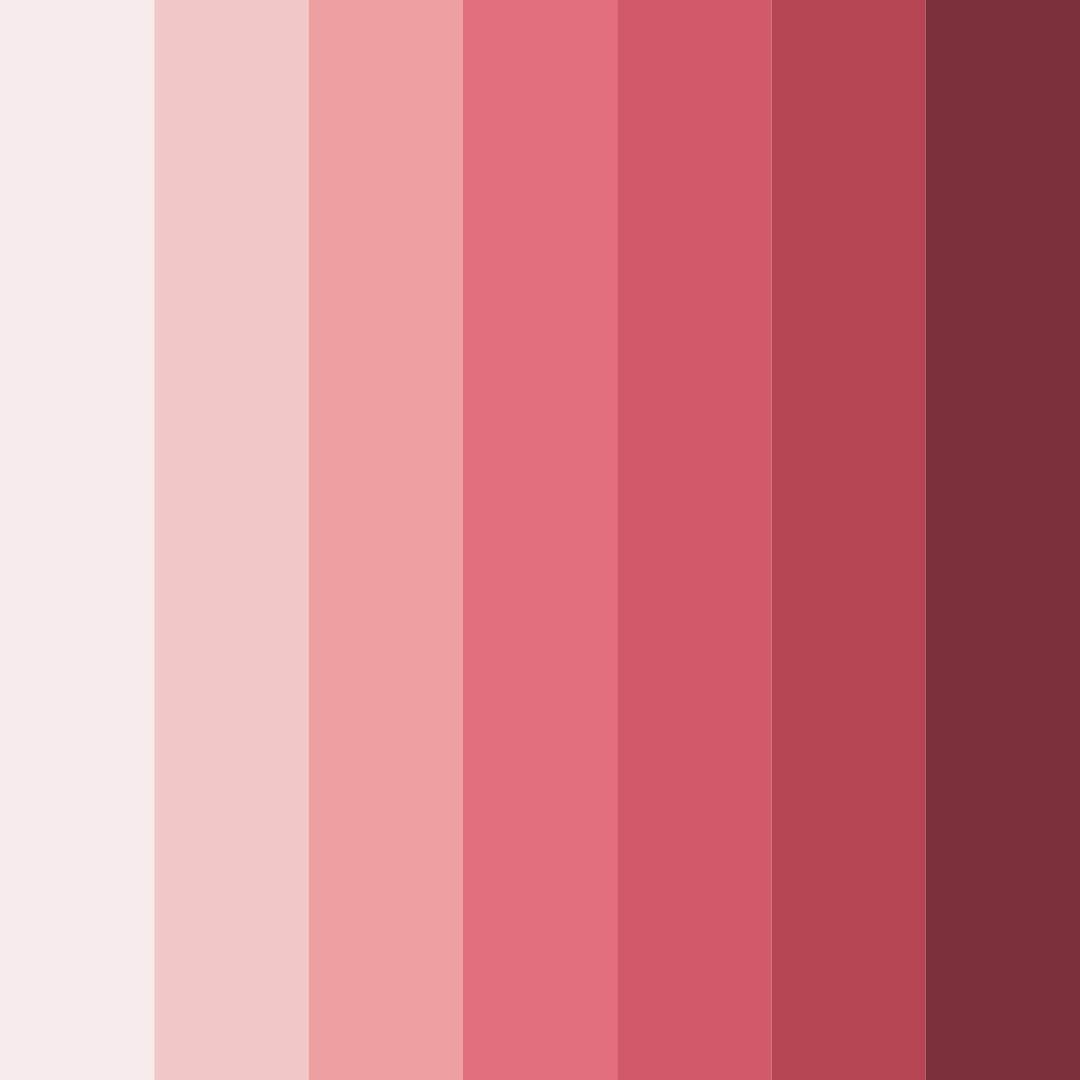 Download blushing petals color palette PNG image (square)