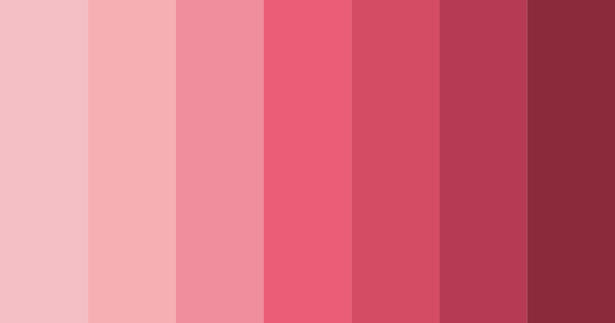 Download pink petals color palette PNG image (landscape)