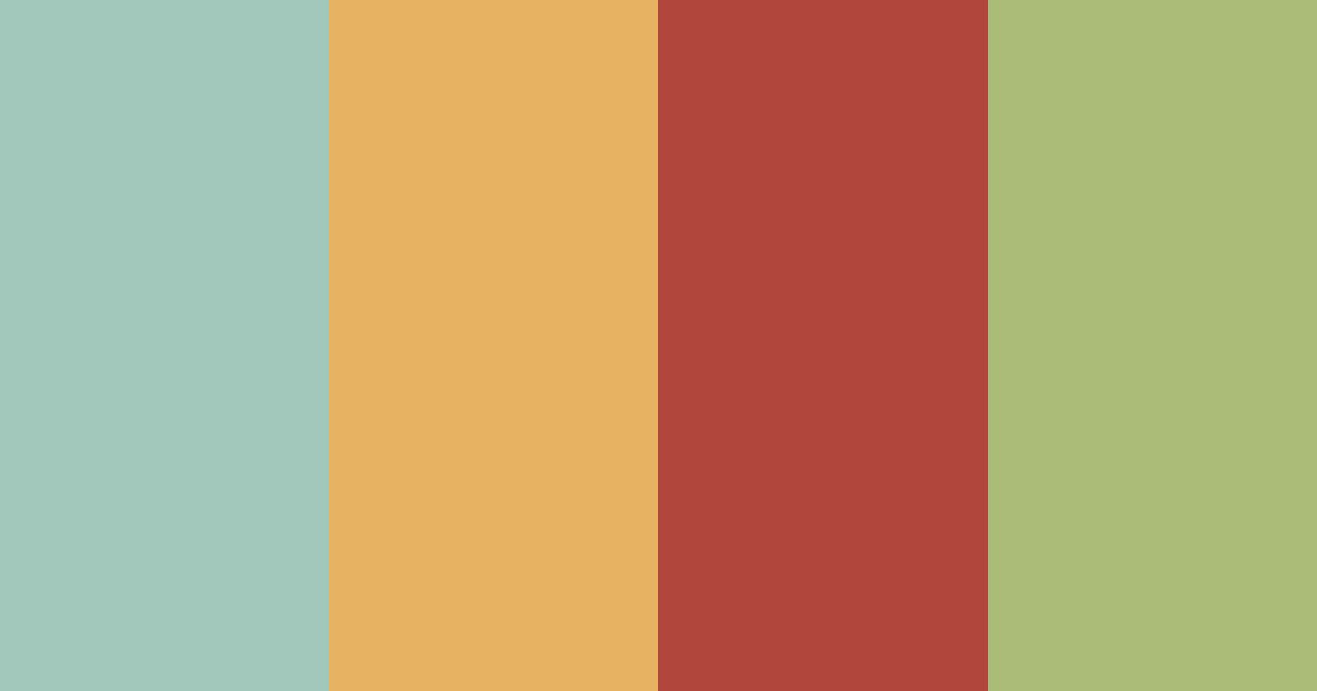 Download muted earth tones color palette PNG image (landscape)