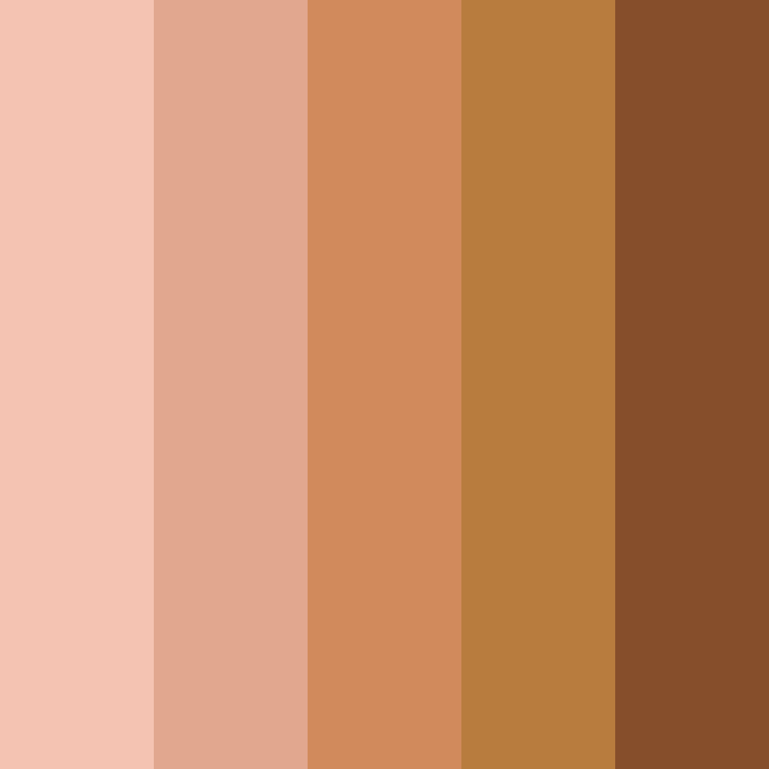 Download autumn ember glow color palette PNG image (square)