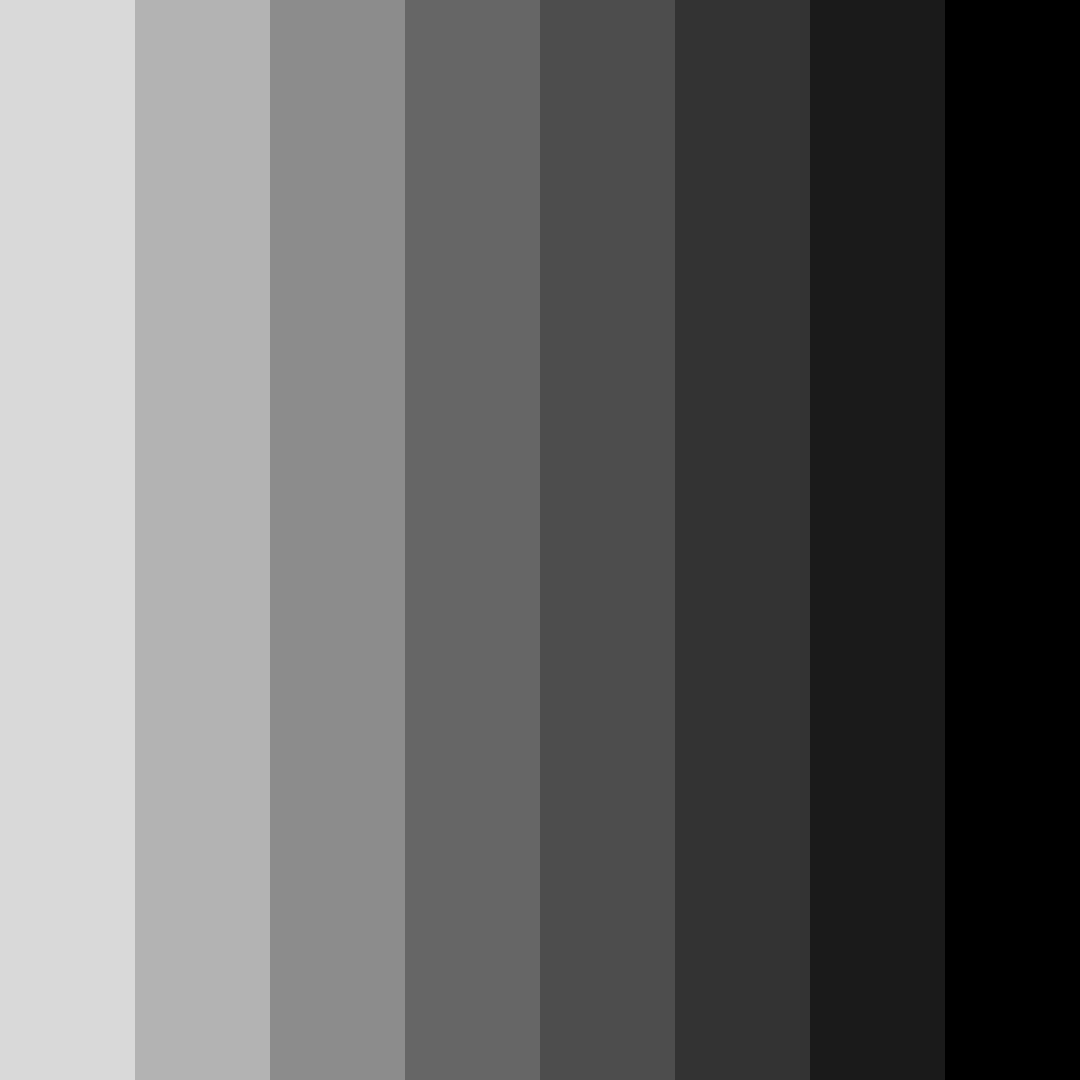 Download shades of shadow color palette PNG image (square)