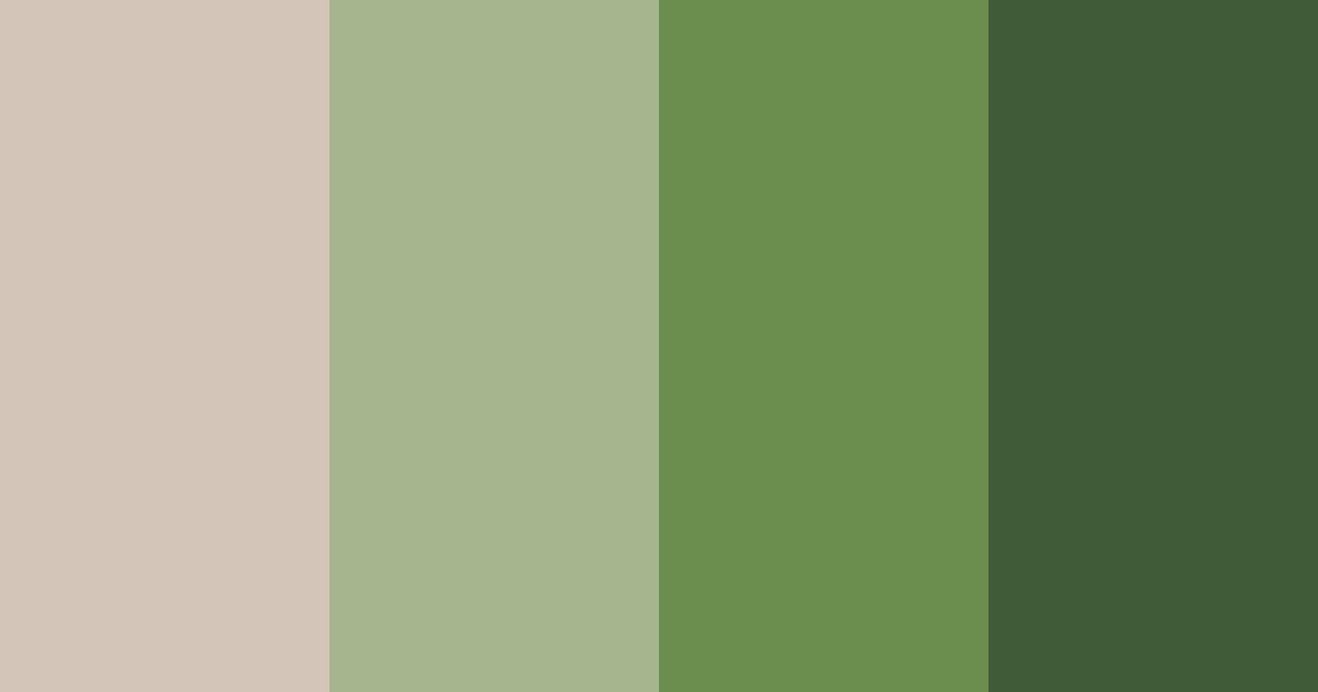 Download shades of brown green color palette PNG image (landscape)