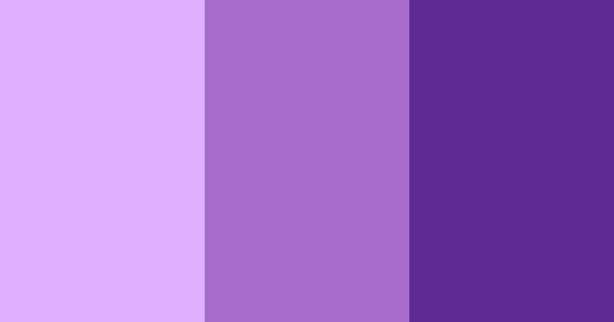 Download purple night color palette PNG image (landscape)