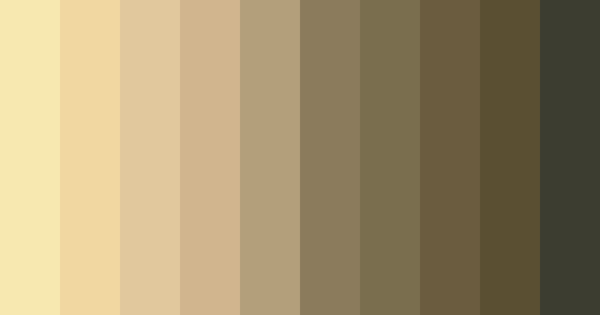 Download earthy brown color palette PNG image (landscape)