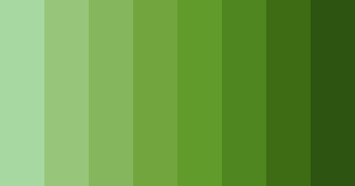 Download verdant symphony color palette PNG image (landscape)