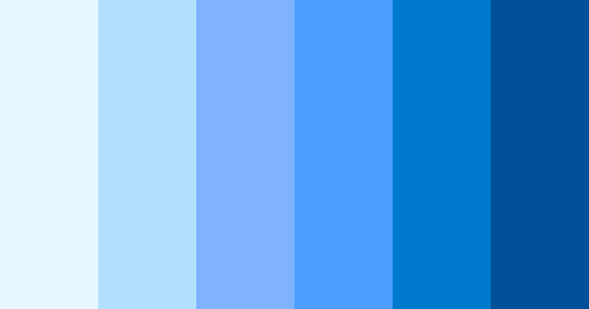 Download blue headache color palette PNG image (landscape)