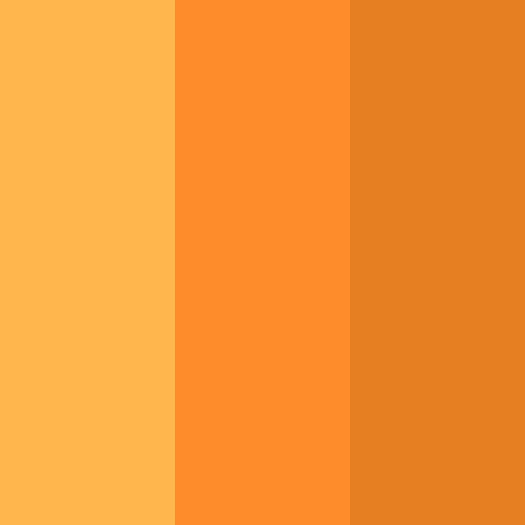 Download sunset citrus color palette PNG image (square)