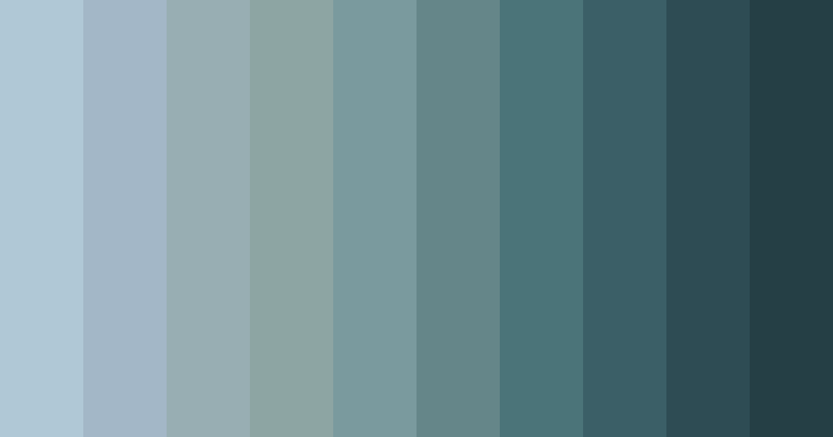 Download blue ocean color palette PNG image (landscape)