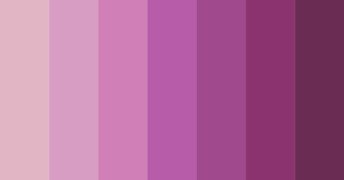 Download persian petals color palette PNG image (landscape)