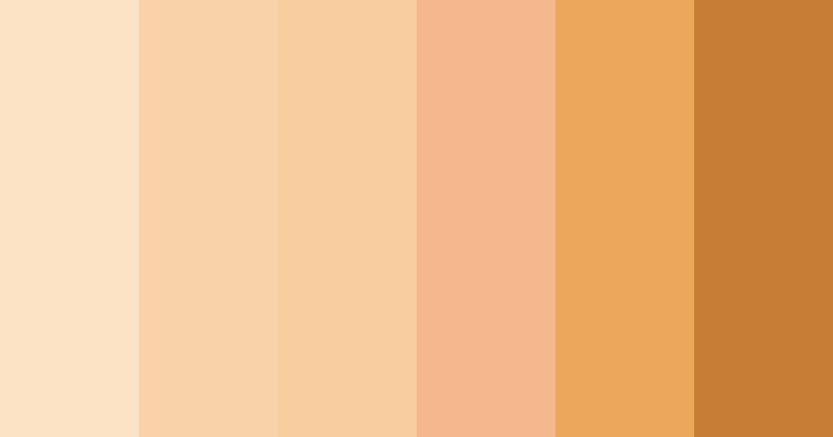 Download warm peach color palette PNG image (landscape)