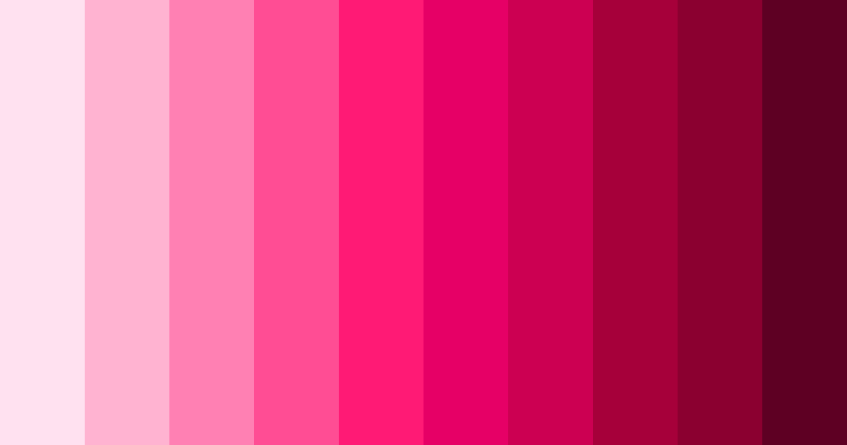 Download blushing boudoir color palette PNG image (landscape)