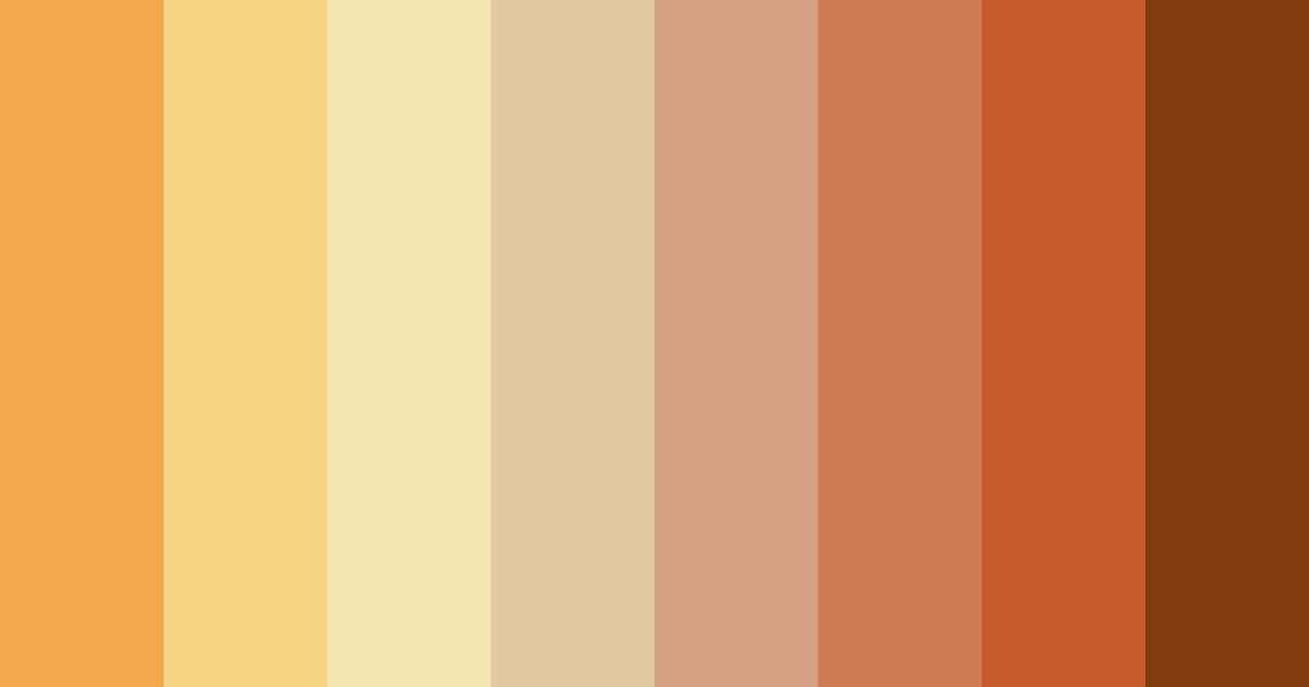 Download autumn ember glow color palette PNG image (landscape)