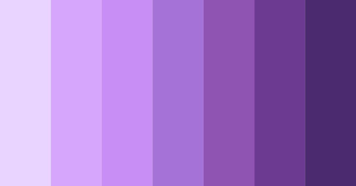 Download lavender dreams color palette PNG image (landscape)