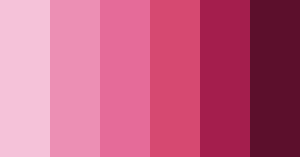 Download dark pink elegance color palette PNG image (landscape)