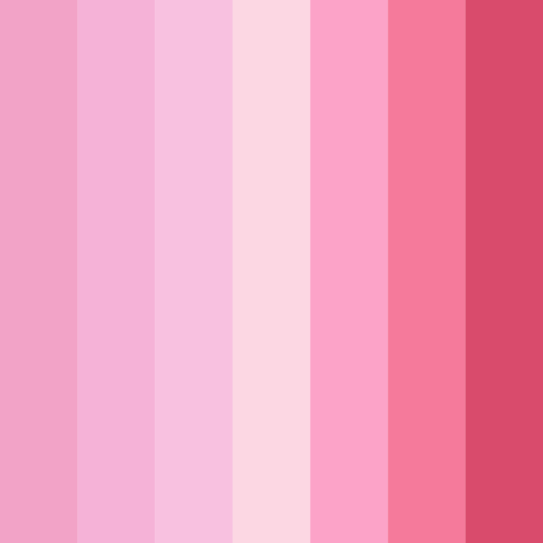 Download pink cotton candy color palette PNG image (square)