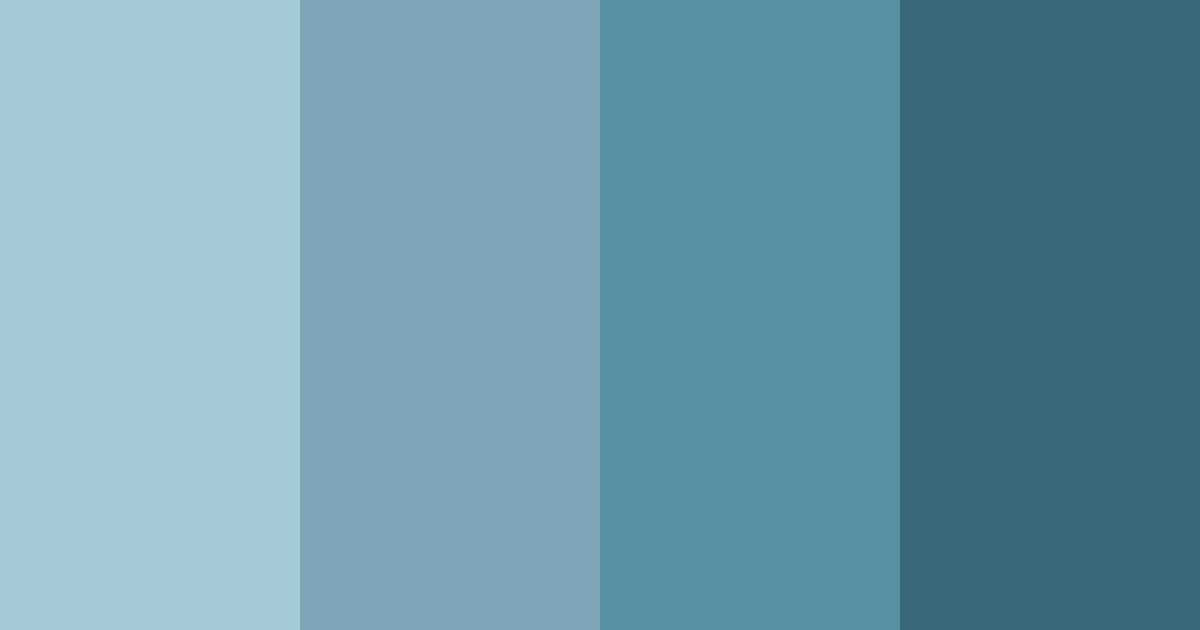 Download ocean mist serenity color palette PNG image (landscape)