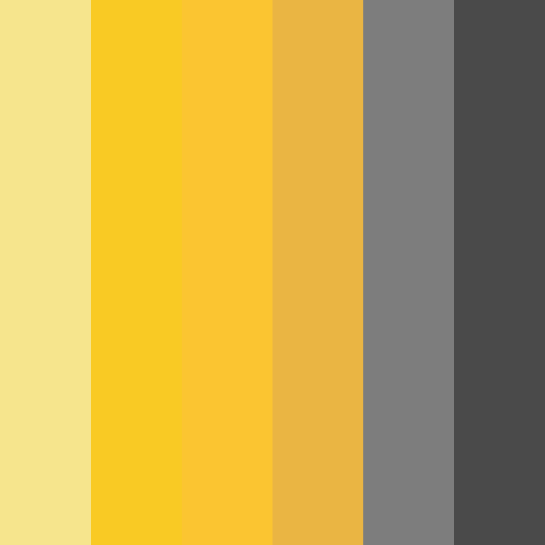 Download sunny grayscale color palette PNG image (square)