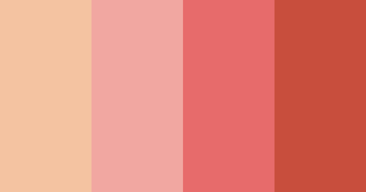 Download blush sunset color palette PNG image (landscape)