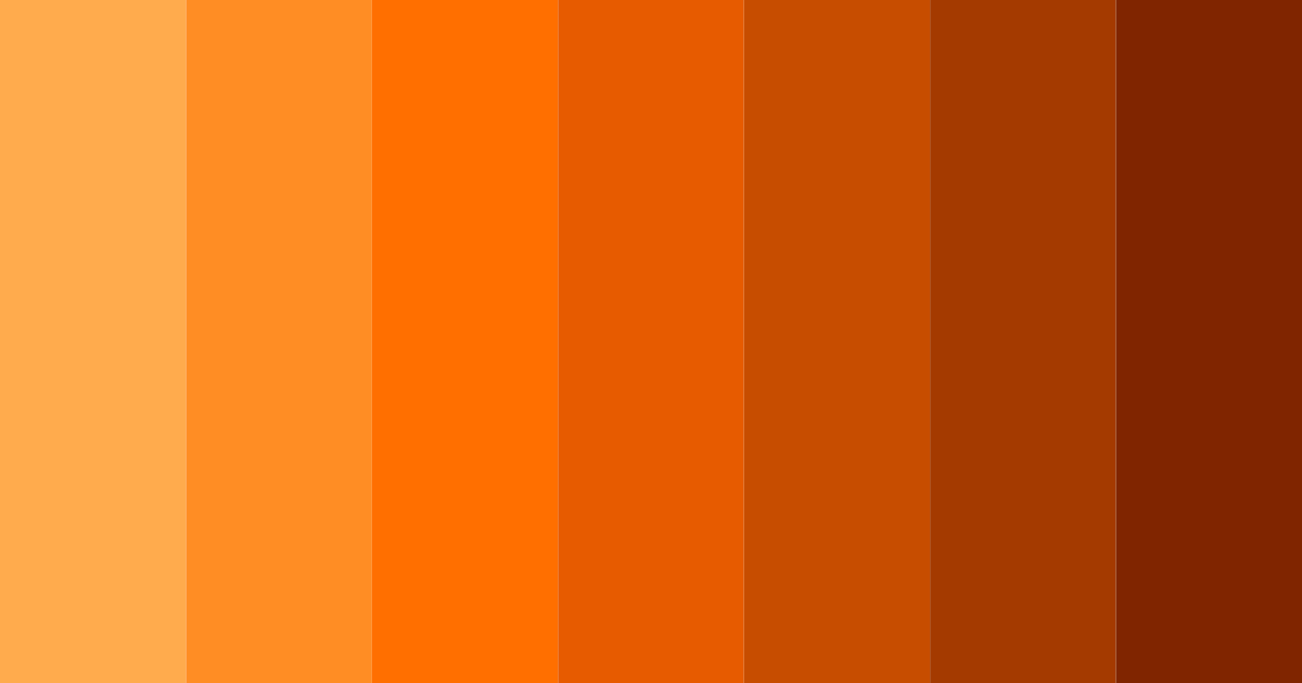 Download citrus sunset color palette PNG image (landscape)