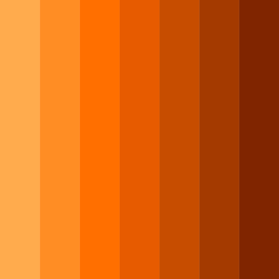 Download citrus sunset color palette PNG image (square)