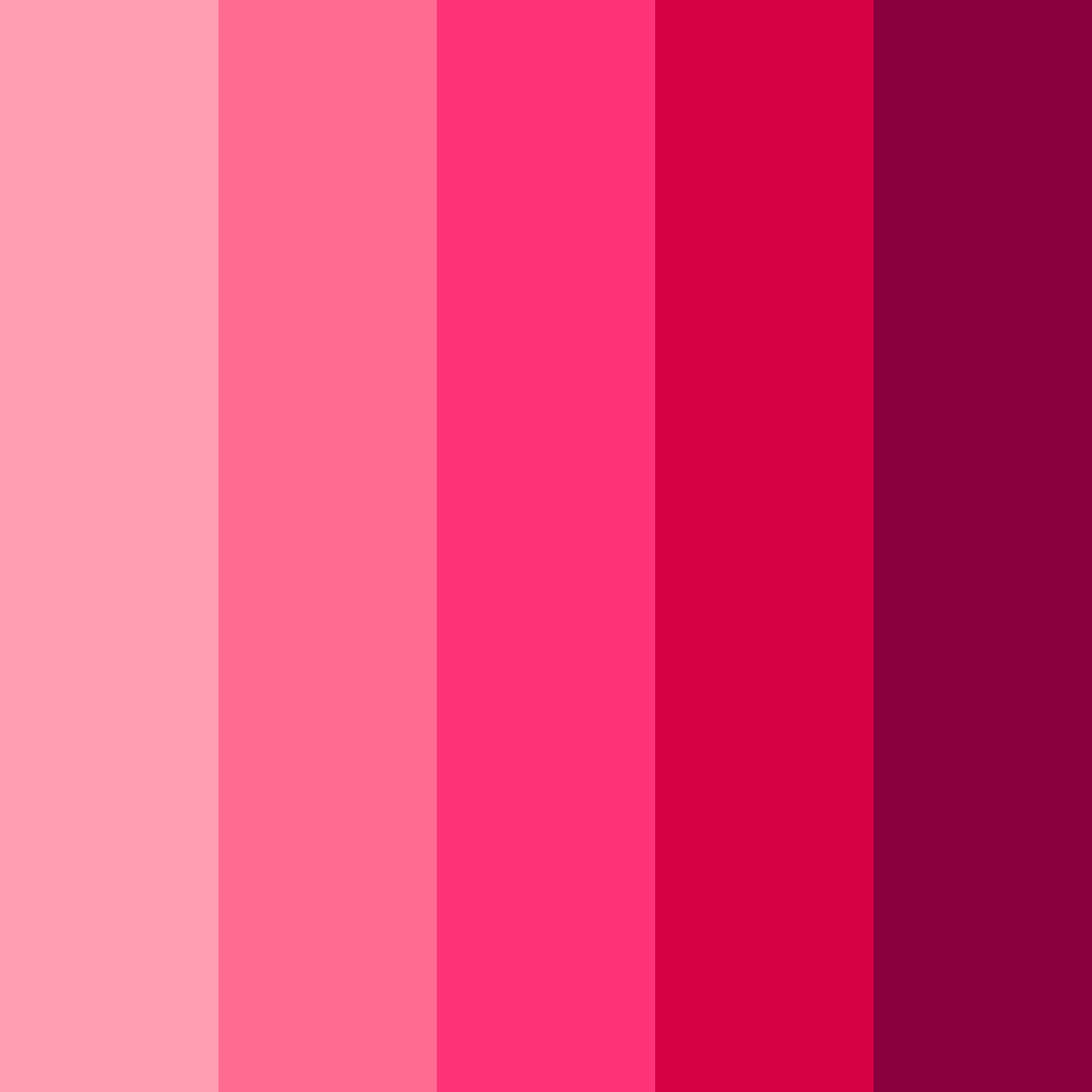 Download pink sunset color palette PNG image (square)