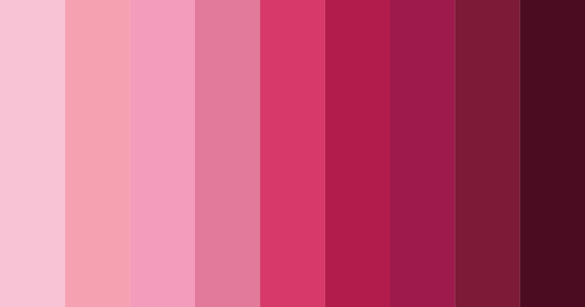 Download magenta blossom color palette PNG image (landscape)