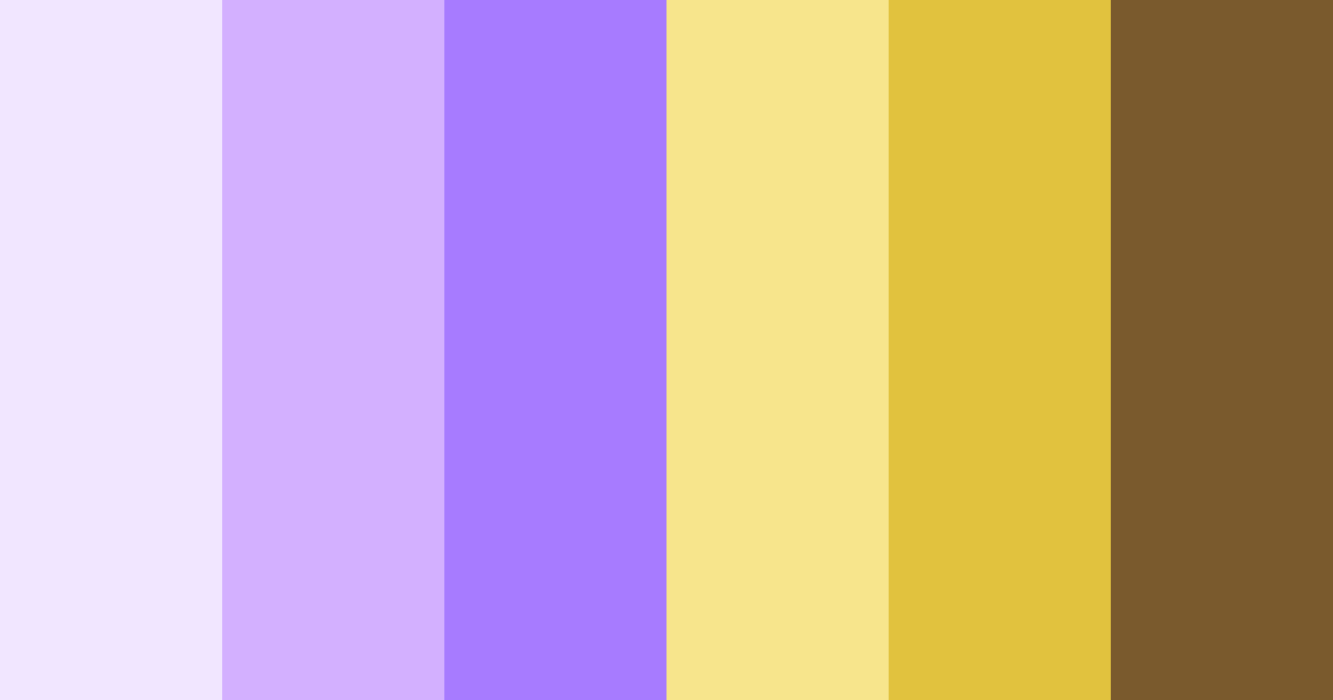 Download lavender sunburst color palette PNG image (landscape)