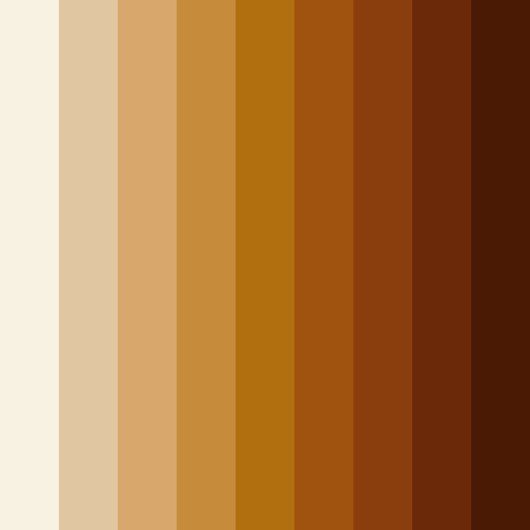 Download shades of kesri color palette PNG image (square)
