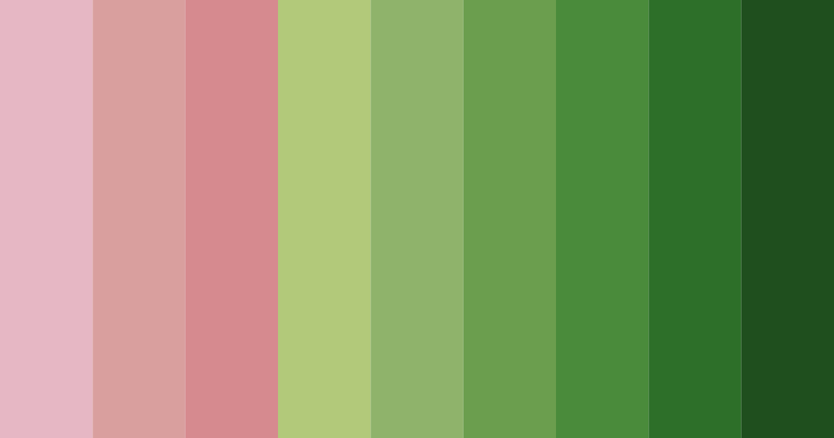 Download blushing meadow color palette PNG image (landscape)