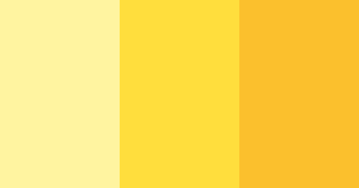 Download bright yellow color palette PNG image (landscape)