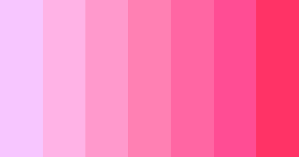 Download light pink rainbow color palette PNG image (landscape)