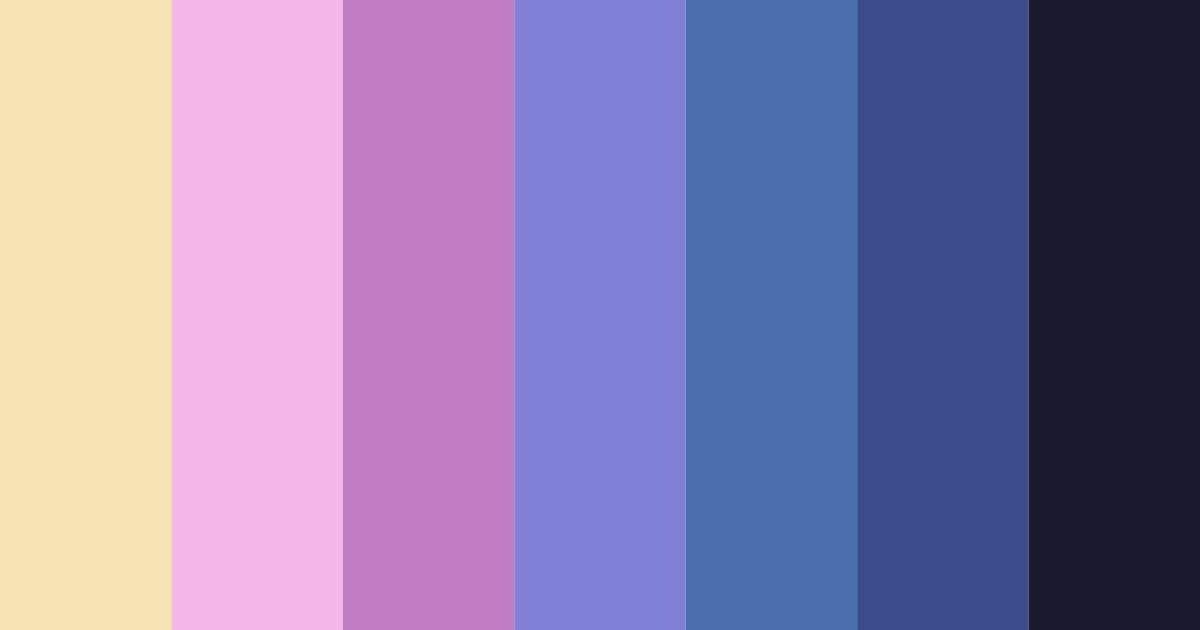 Download dreamy purple color palette PNG image (landscape)