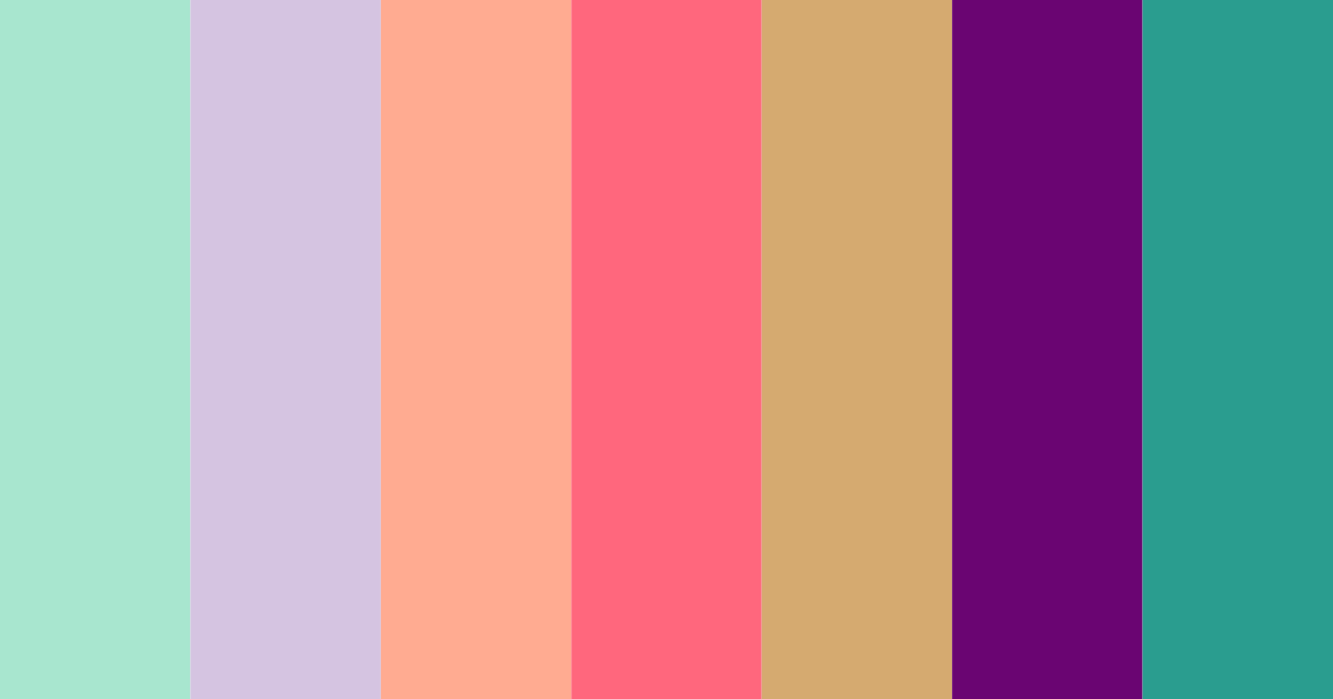 Download nature's spectrum color palette PNG image (landscape)