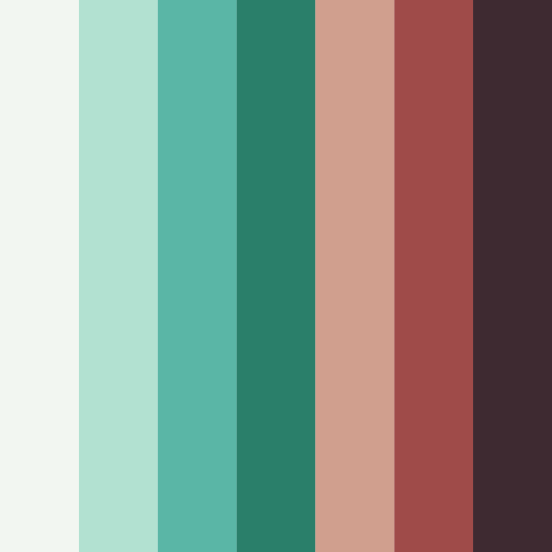 Download serene oasis color palette PNG image (square)