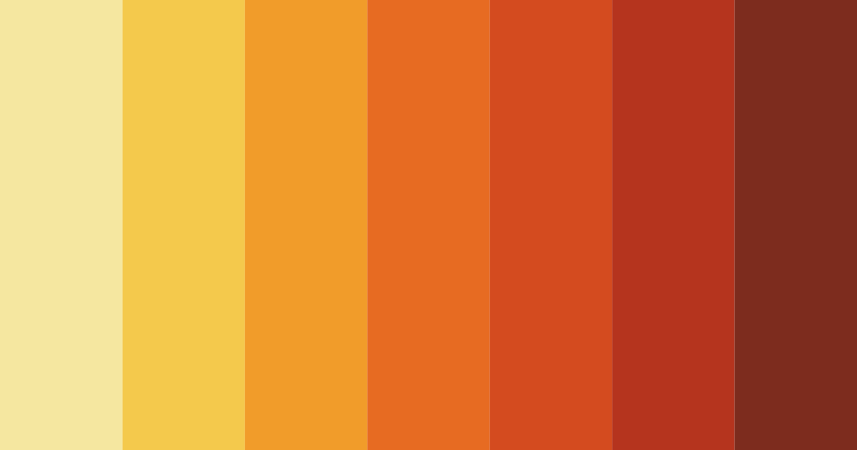 Download autumn ember serenade color palette PNG image (landscape)